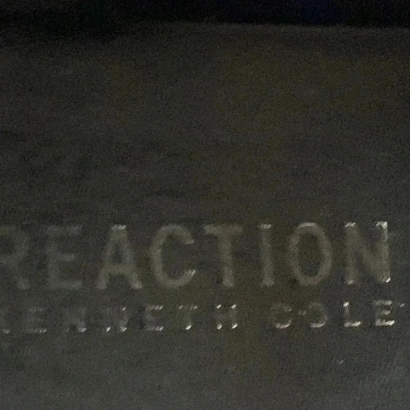 REACTION KENNETH COLE MENS SIZE 10.5 GRAY MAN MADE LEATHER DLIP ON LOAFERS - Picture 15 of 15